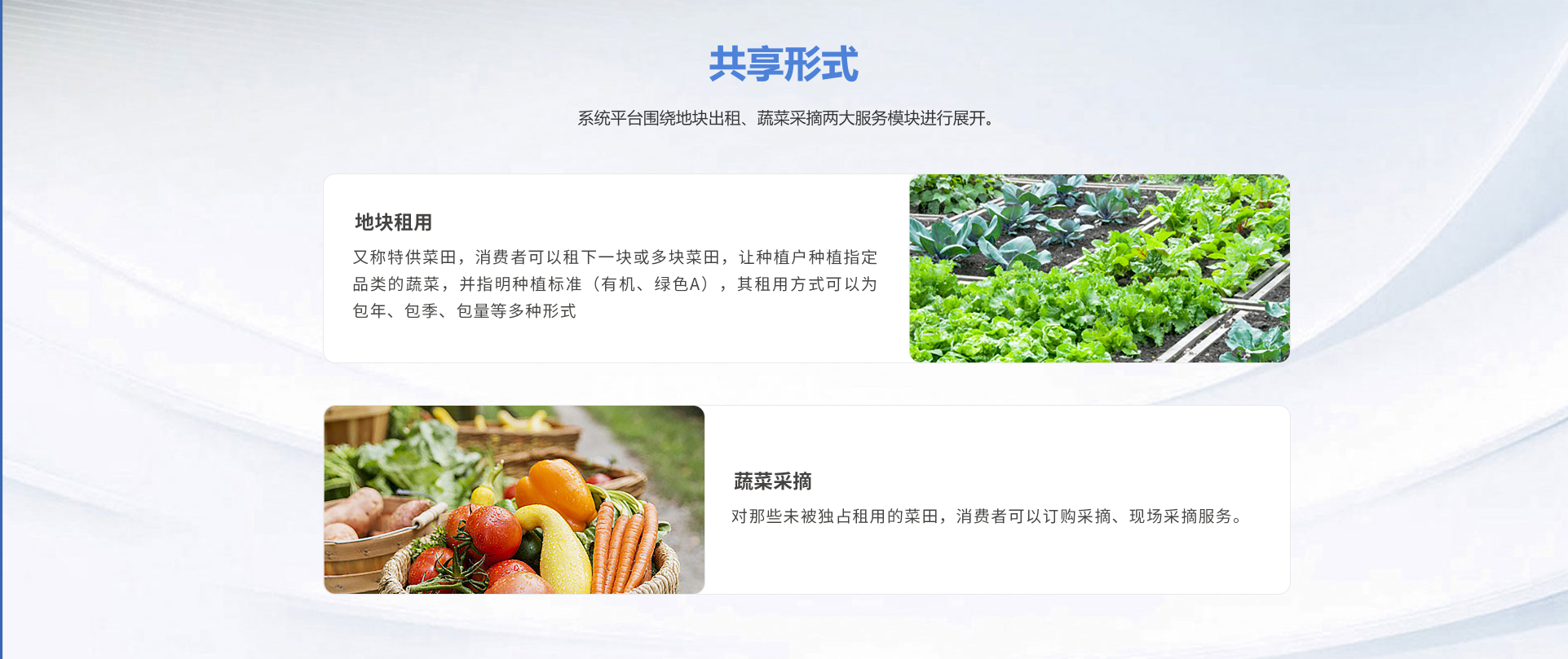 共享菜園服務平臺